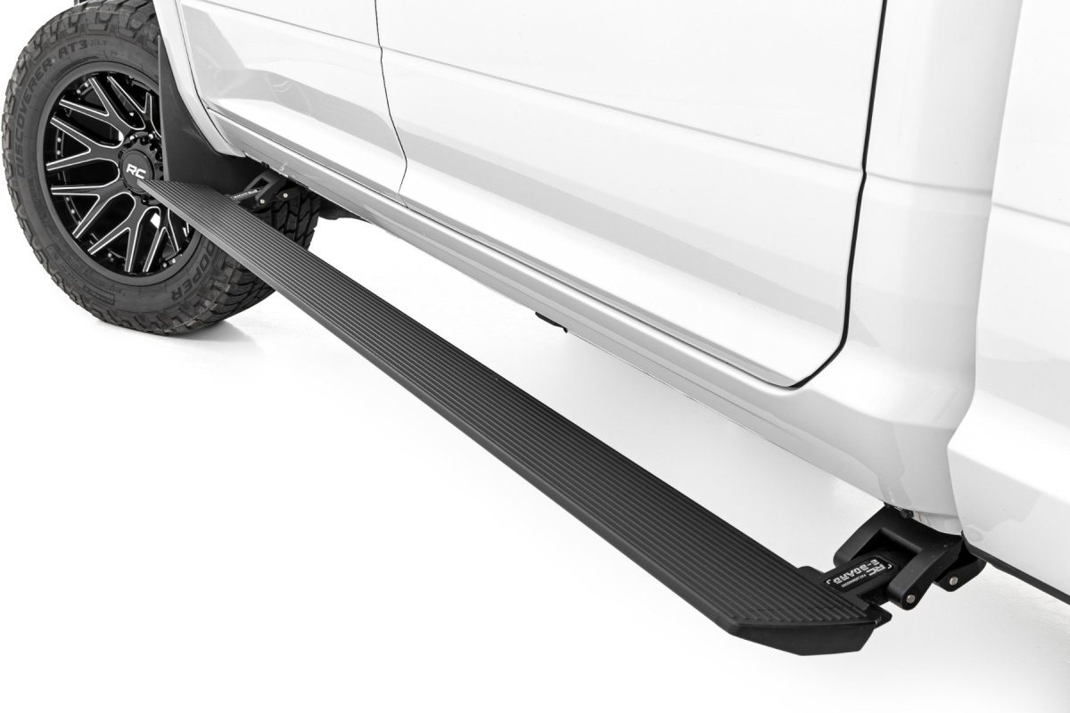 Ram 3500 Power Running Boards - Rough Country - Dual Electric Motor - '11-'23 Ram 3500 Power Running Boards - Rough Country - Dual Electric Motor - '11-'23